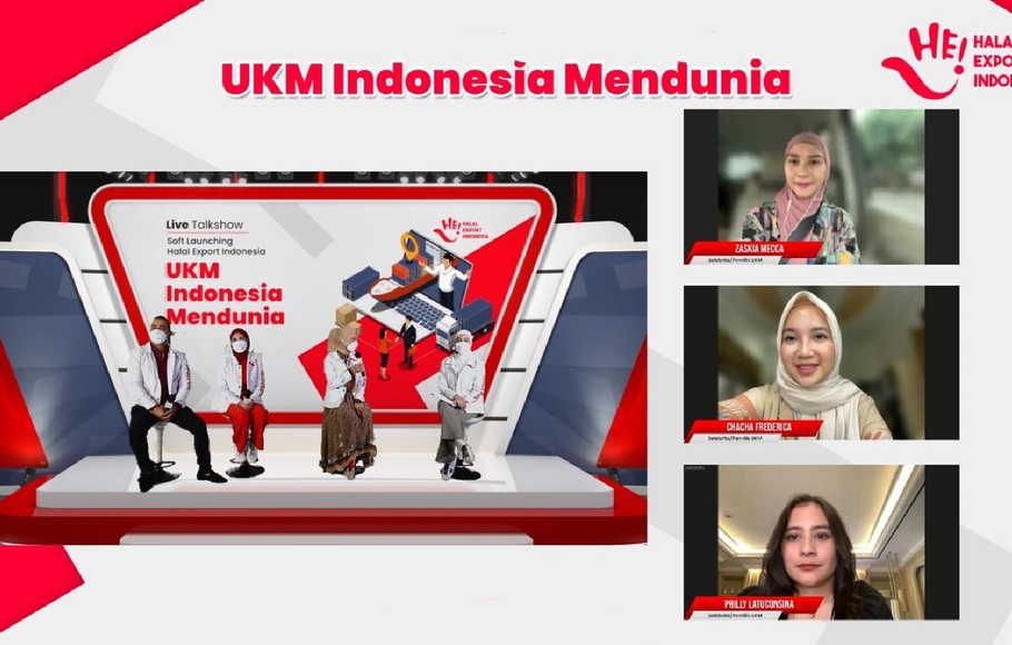 Peluncuran platform pengembangan UKM, Halal Export Indonesia (HEI).