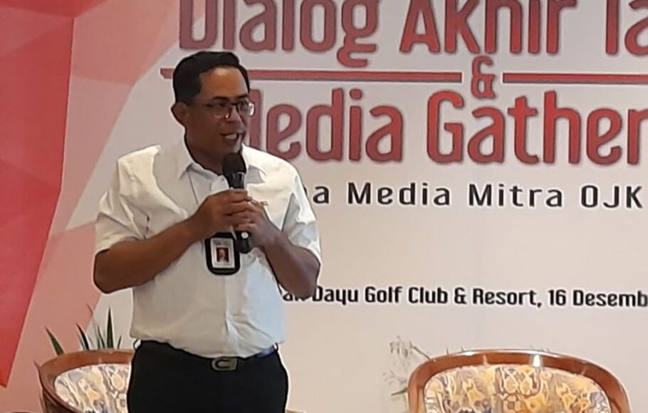 Kepala Otoritas Jasa Keuangan (OJK) Malang, Jawa Timur Sugiarto Kasmuri 