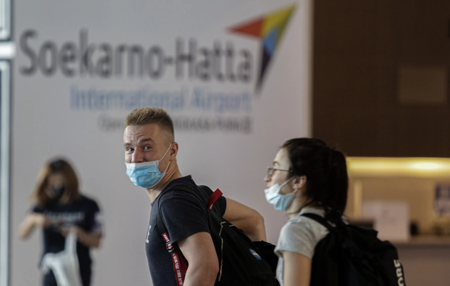 Ilustrasi warga negara asing di Bandara Soekarno-Hatta. 