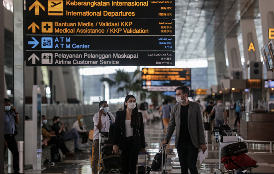 Ilustrasi warga negara asing di Bandara Soekarno-Hatta.