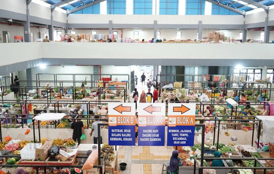 Kementerian PUPR telah merampungkan rehabilitasi Pasar Banyumas.
