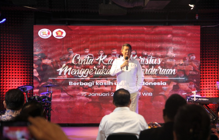 Ketua Dewan Pembina Gerakan Kristiani Indonesia Raya (Gekira) yang juga Wakil Ketua Dewan Pembina Partai Gerindra Hashim Djojohadikusumo.