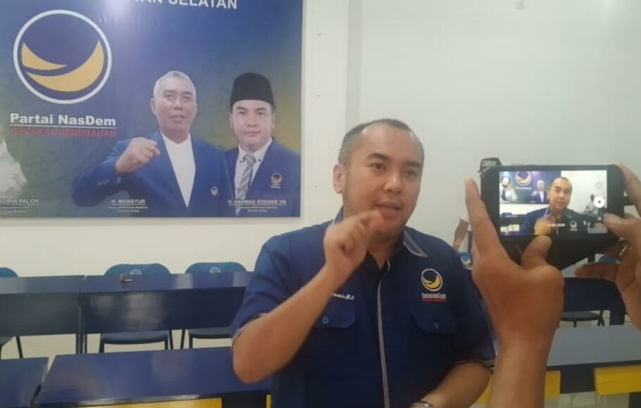 Anggota DPRD Kalimantan Selatan dari Fraksi Nasdem, H Akhmad Rozanie Himawan Nugraha.