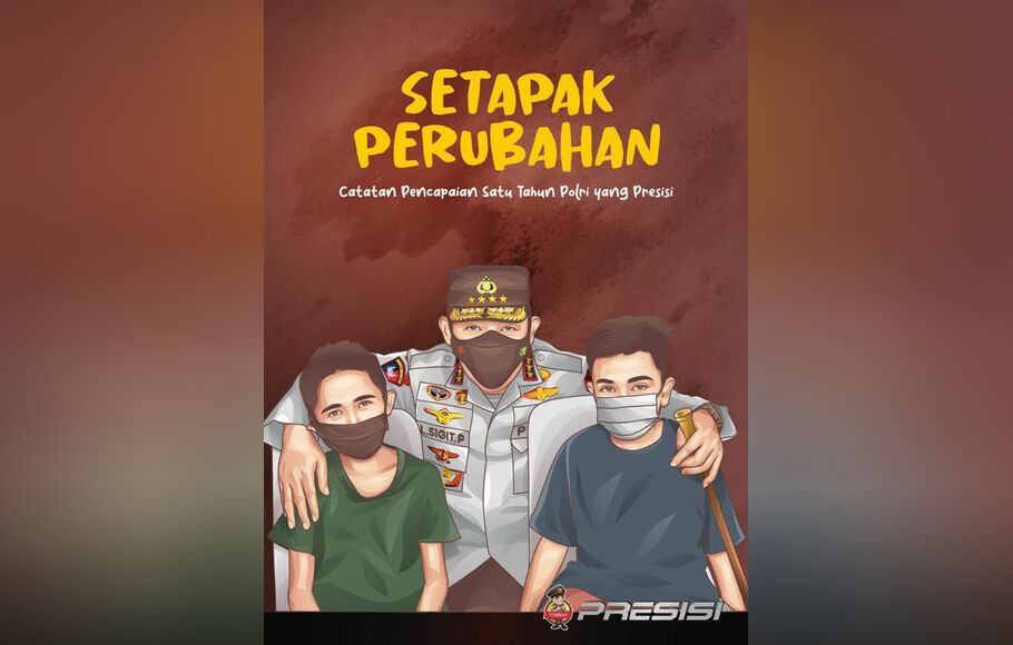 Gagasan dan aksi nyata Kapolri Jenderal Listyo Sigit Prabowo dituangkan dalam buku berjudul “Setapak Perubahan: Catatan Pencapaian Satu Tahun Polri yang Presisi”.