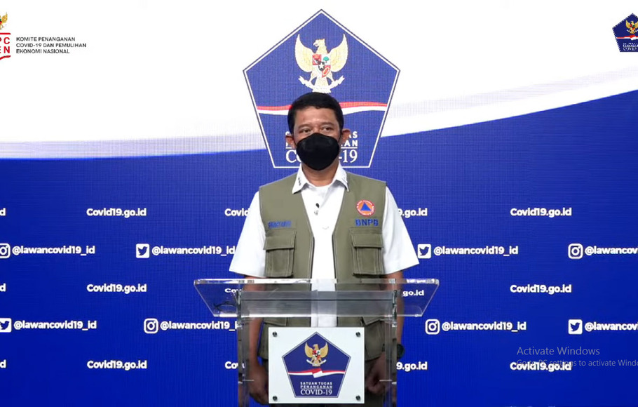 Kepala BNPB sekaligus Kepala Satgas Penanganan Covid-19, Mayjen TNI Suharyanto.