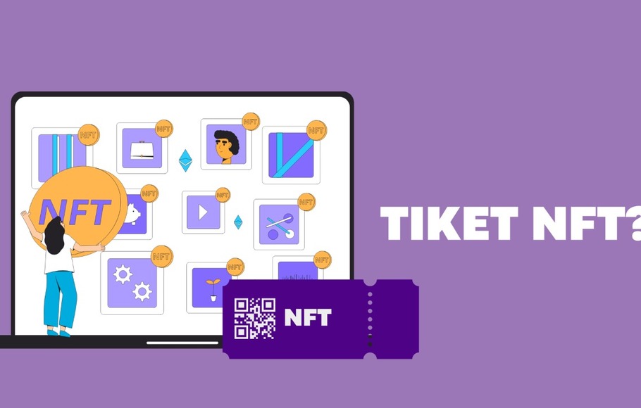 Ilustrasi non-fungible token (NFT).