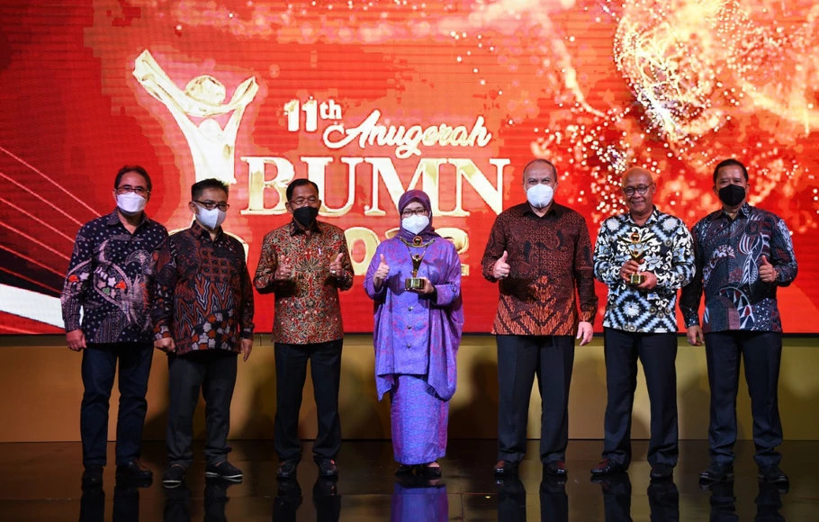 PT Perusahaan Perdagangan Indonesia (PPI) saat pemberian  Anugerah BUMN 2022.