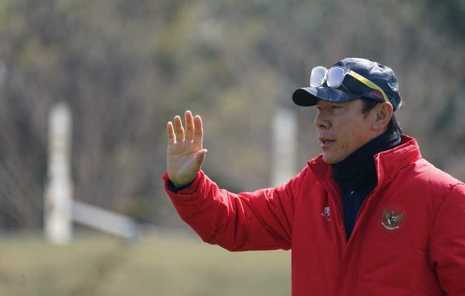 Pelatih Timnas Indonesia, Shin Tae-yong.