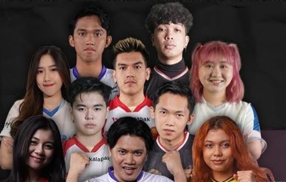 Tim Fearless bertanding lawan tim Flawless pada turnamen Mobile Legends: Bang Bang yang digelar UniPin dan MPL Indonesia.