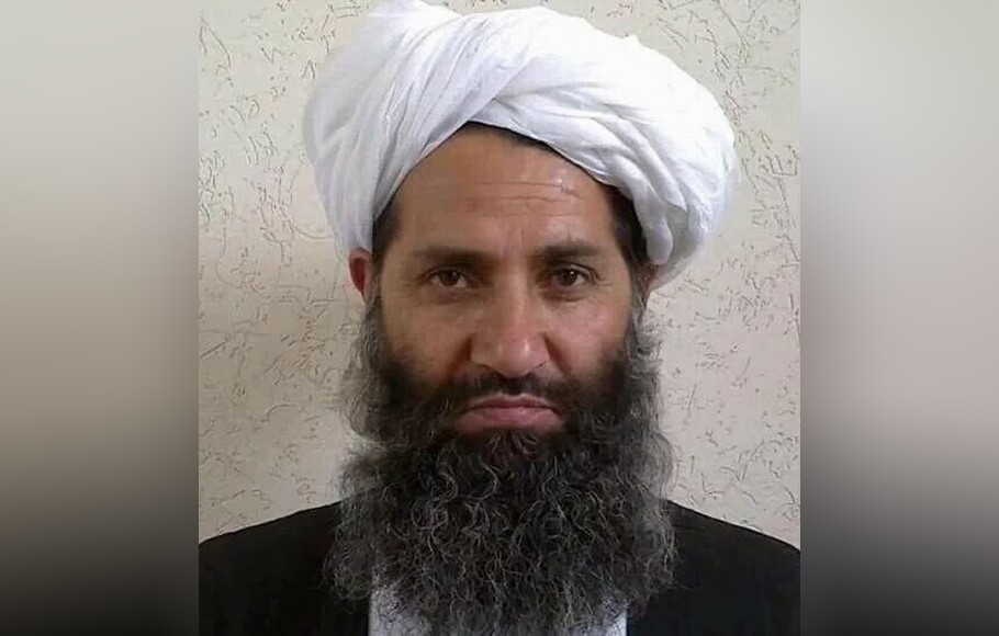 Pemimpin tertinggi Taliban Hibatullah Akhundzada.