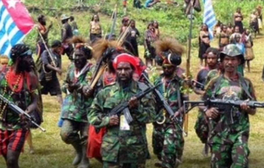 Ilustrasi Kelompok Kriminal Bersenjata di Papua.