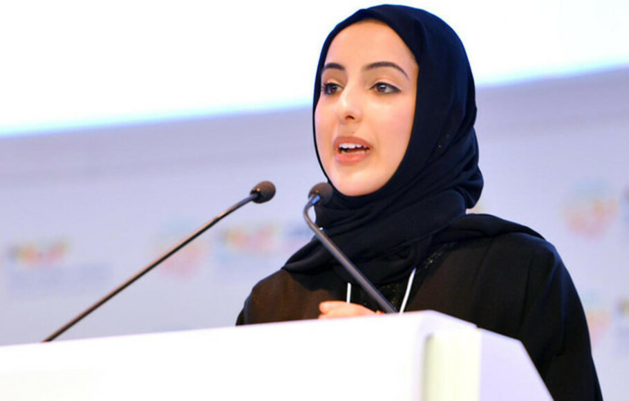 Menteri Urusan Kepemudaan Uni Emirat Arab (UAE) Shamma Al-Mazrui yang baru berusia 28 tahun.