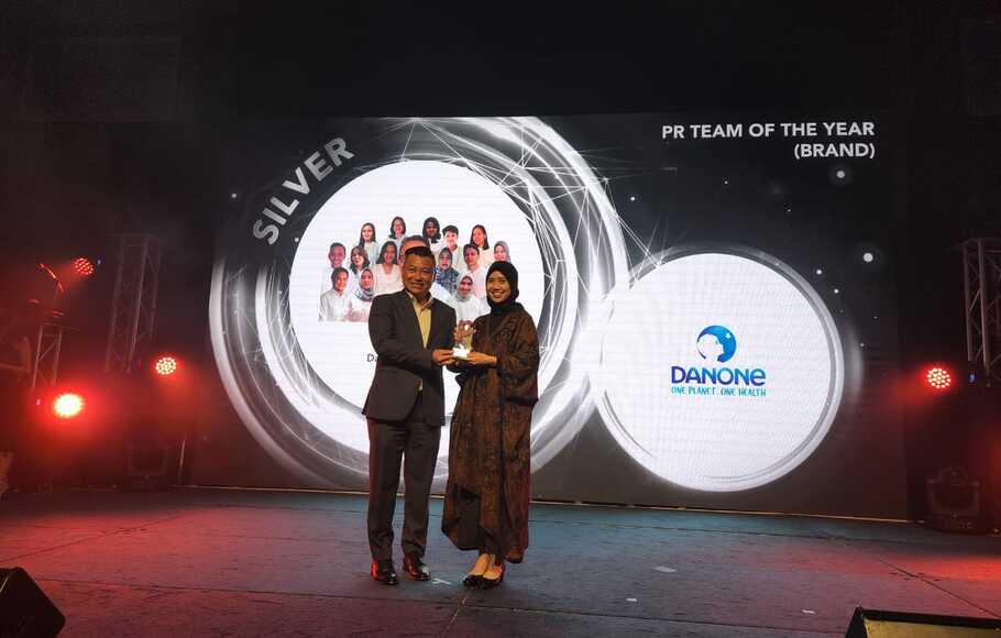Danone Indonesia meraih dua penghargaan internasional dalam ajang PR Awards 2022 yang diselenggarakan oleh majalah Marketing-Interactive.