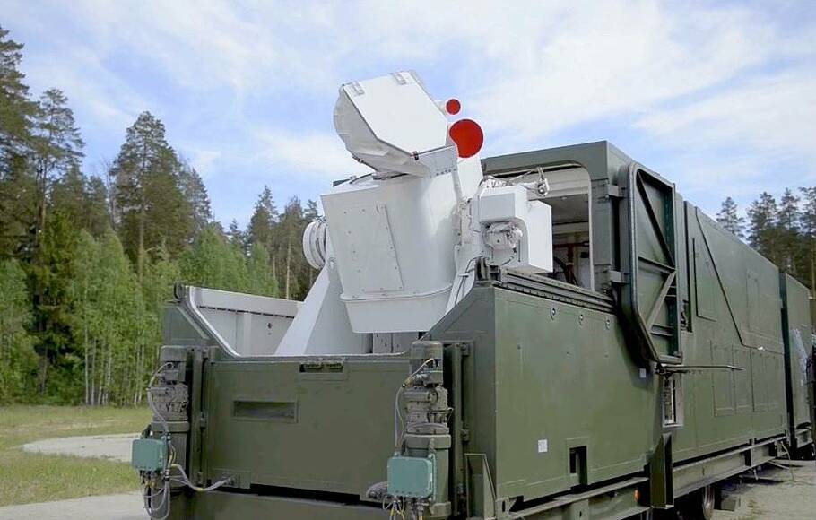 Peresvet, salah satu senjata laser generasi baru milik militer Rusia digunakan dalam perang di Ukraina. 