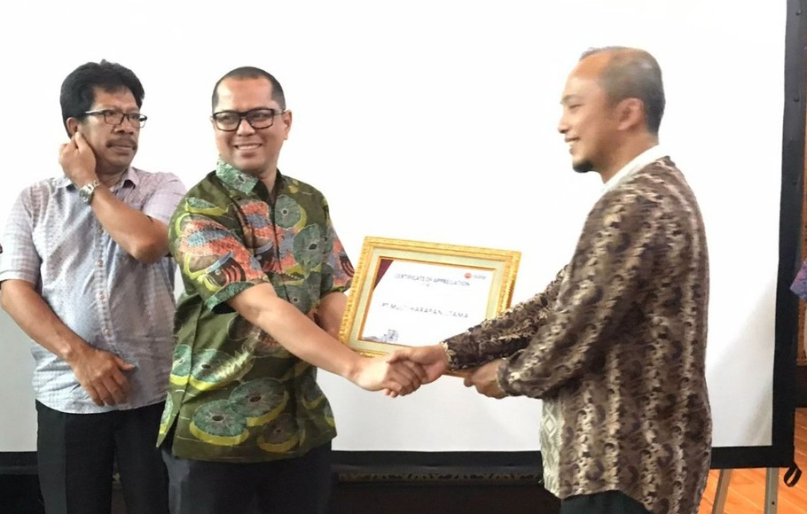 Pemberian apresiasi kepada PT Multi Harapan Utama (MHU) oleh PT Shenhua Guohua Pembangkitan Jawa Bali (SGPJB), di Hotel Gran Melia Jakarta, 31 Mei 2022