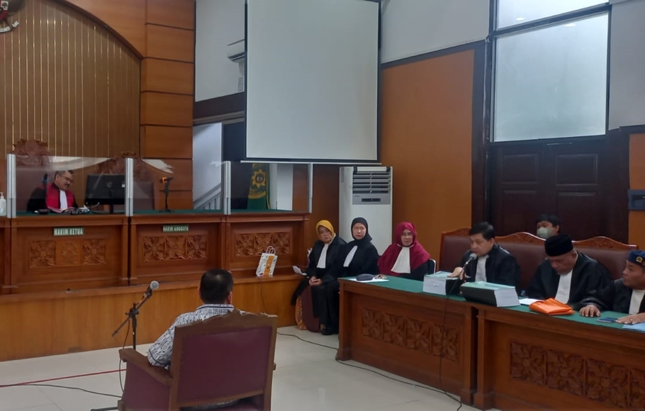 Sidang kasus penganiayaan dengan terdakwa Irjen Napoleon Bonaparte di Pengadilan Negeri (PN) Jakarta Selatan, Kamis 9 Juni 2022.