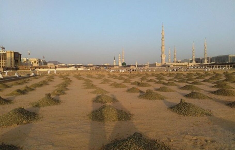 Pemakaman Baqi di Kota Madinah, Arab Saudi. 