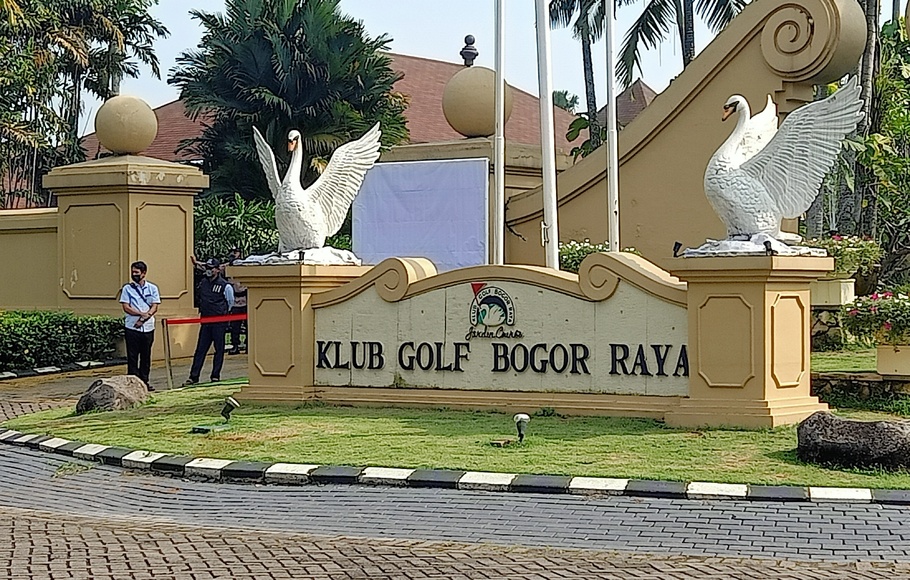 Satgas BLBI menyita Bogor Golf Raya Golf di Sukaraja, Kabupaten Bogor, Rabu, 22 Juni 2022
