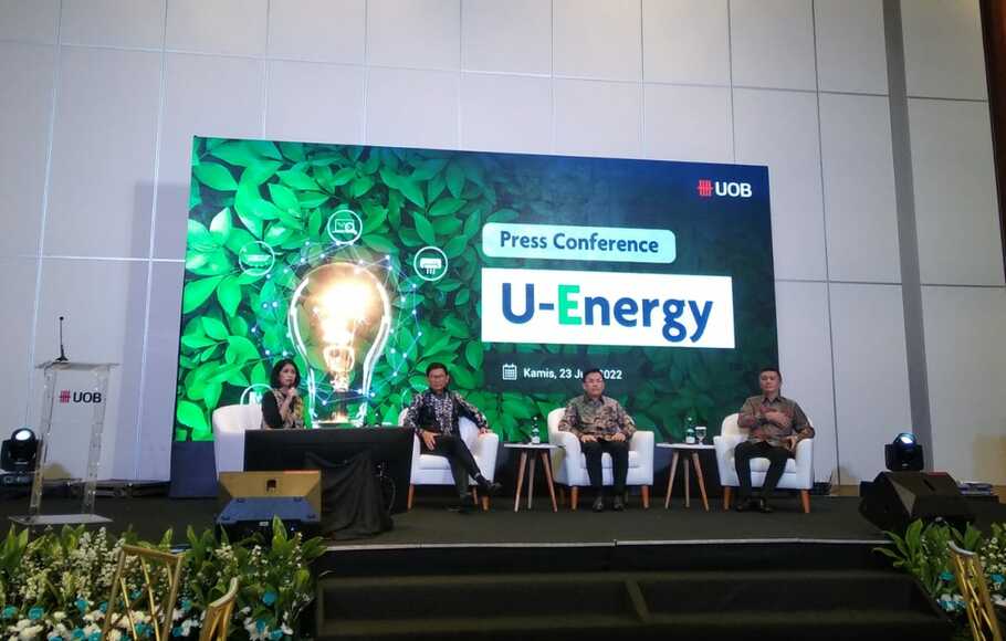 Konferensi pers UOB Indonesia luncurkan U-Energy di Jakarta Kamis 23 Juni 2022.