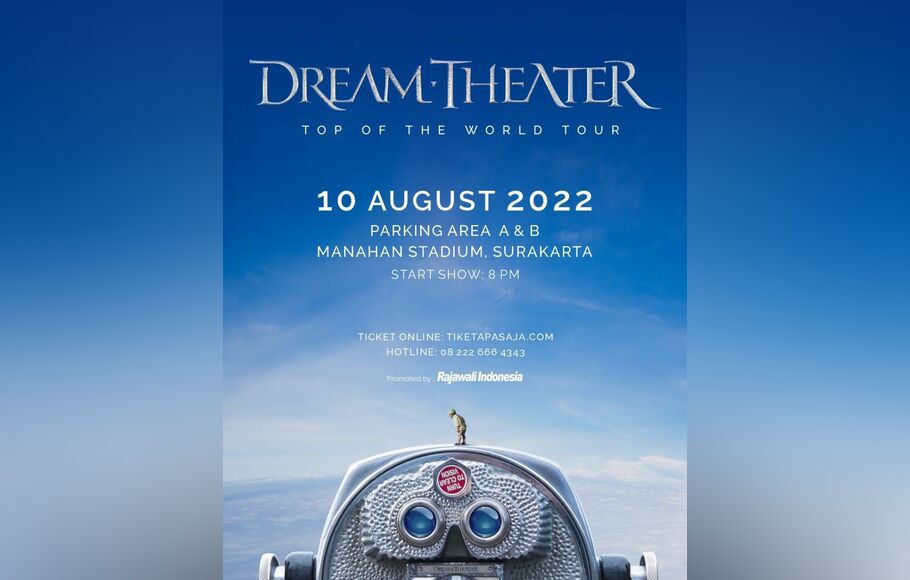 Konser Dream Theater di Kota Solo.