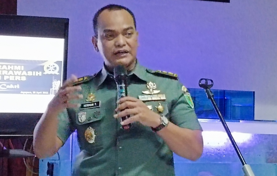 Kapendam XVII/Cenderawasih, Letkol Kav Herman Taryaman.