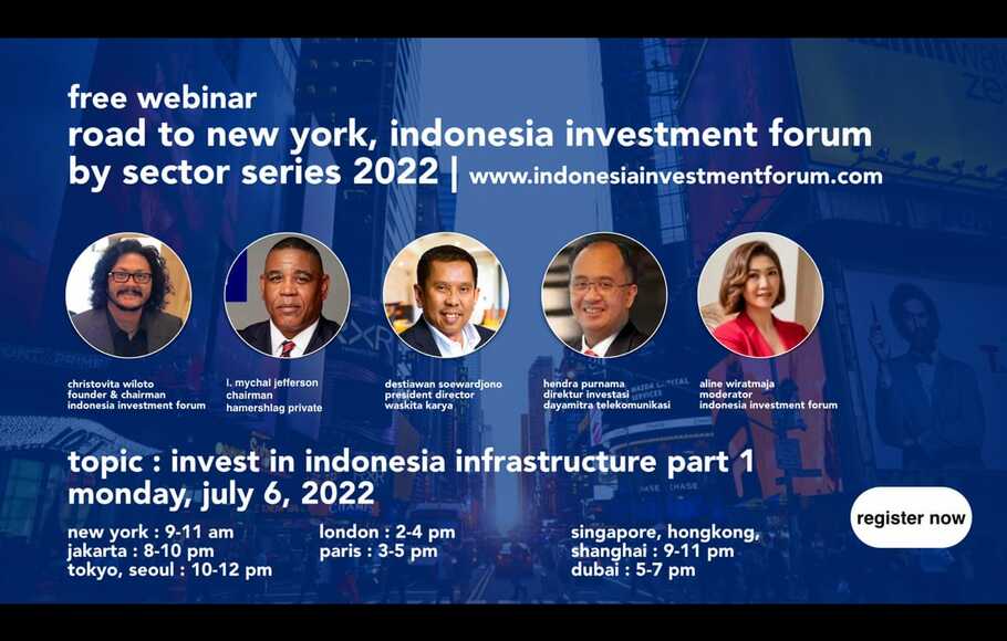 Founder dan Chairman Indonesia Investment Forum mengadakan Indonesia Investment Forum By Sector Series. 