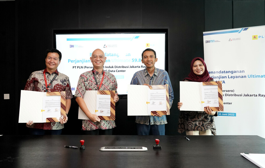 MMS Group Indonesia (MMSGI) melalui dua anak usahanya, PT Mitra Informatika Gemilang (MIG) dan PT Mitra Murni Perkasa (MMP), melaksanakan penandatangan Perjanjian Jual Beli Tenaga Listrik (PJBTL) dengan PT PLN (Persero) (PLN) secara bersamaan di Balikpapan dan Jakarta, pada Kamis, 30 Juni 2022.