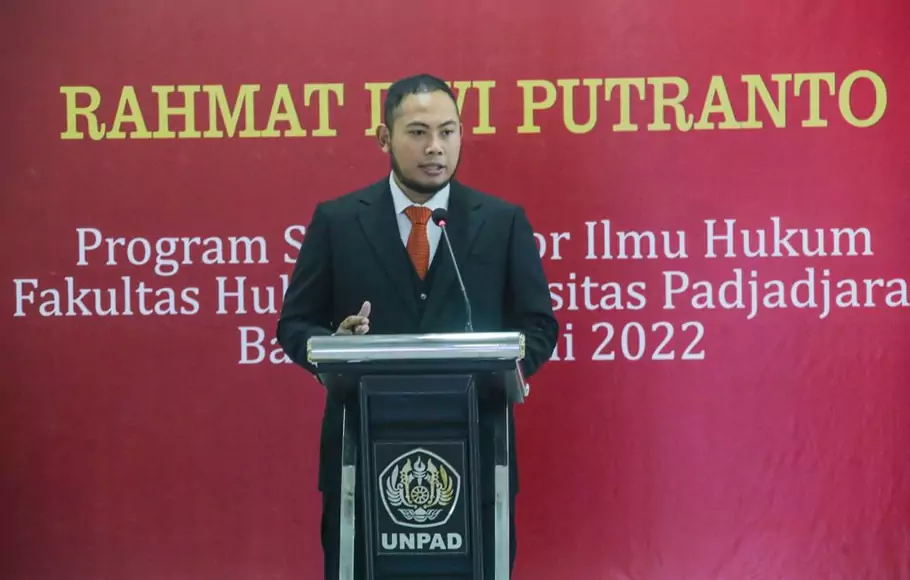 CEO LegalGo dan Ketua Yayasan Sekolah Tinggi Ilmu Hukum (STIH) IBLAM, Rahmat Dwi Putranto.