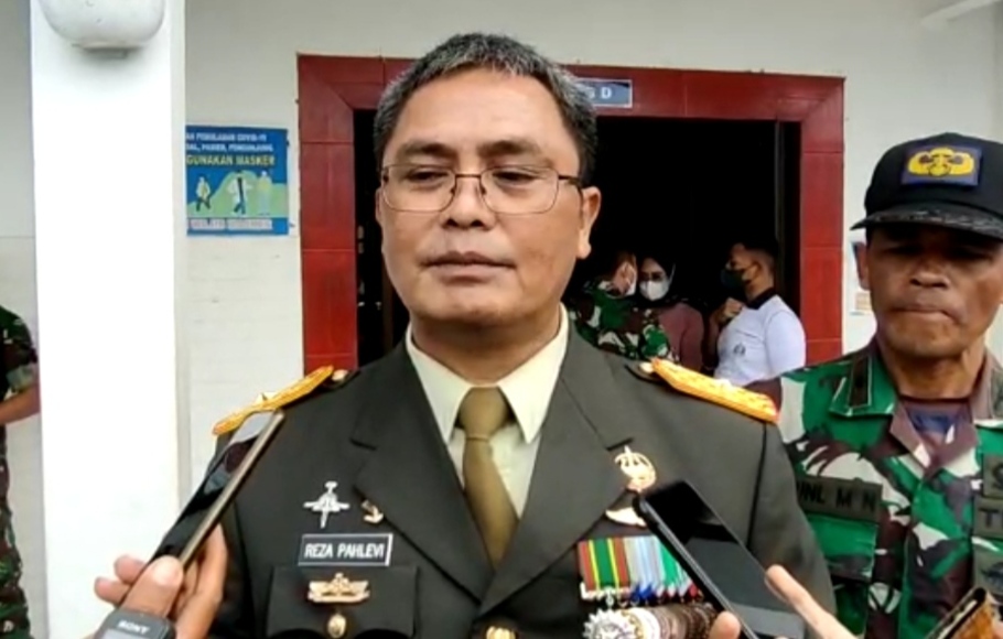 Komandan Korem (Danrem) 174/Anim Ti Waninggap (ATW), Brigjen TNI E Reza Pahlevi.