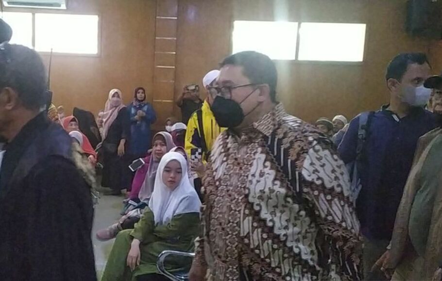 Politikus Fadli Zon hadir sebagai saksi sidang kasus hoax Bahar Smith di Pengadilan Negeri Bandung, Kota Bandung, Jawa Barat, Kamis, 7 Juli 2022.