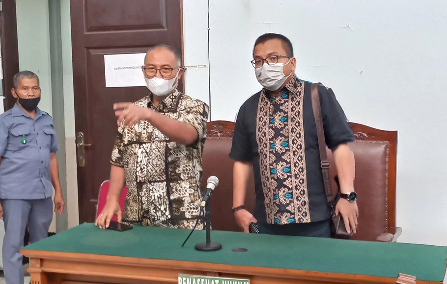 Kuasa hukum Mardani H Maming, Bambang Widjojanto dan mantan Wamenkumham Denny Indrayana.