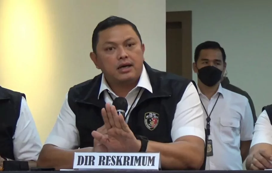 Direktur Reserse Kriminal Umum Polda Metro Jaya, Kombes Pol Hengki Haryadi,
