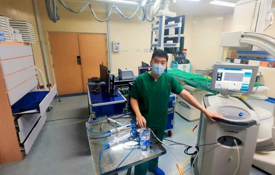 Unit layanan kardiovaskuler dengan cryoablation technology di MY Cardia Eka Hospital BSD Tangerang Selatan.