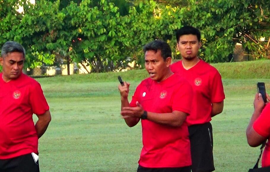 Pelatih Timnas U-16 Indonesia, Bima Sakti.