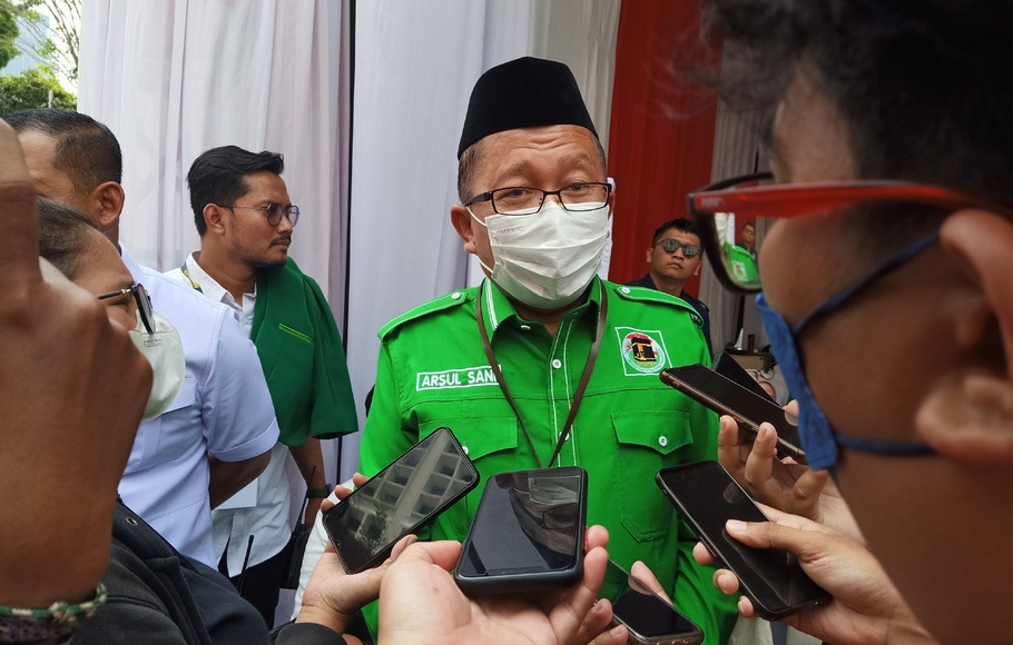Anggota Komisi III DPR dari Fraksi PPP Arsul Sani di Kantor KPU, Jalan Imam Bonjol, Menteng, Jakarta Pusat, Rabu, 10 Agustus 2022.