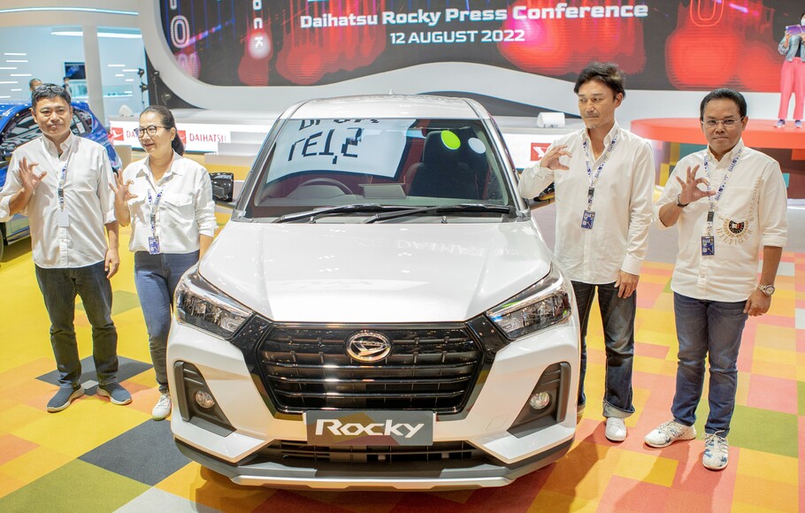 Daihatsu resmi luncurkan penyegaran Rocky di booth Daihatsu Hall 5A GIIAS 2022, Jumat, 12 Agustus 2022.