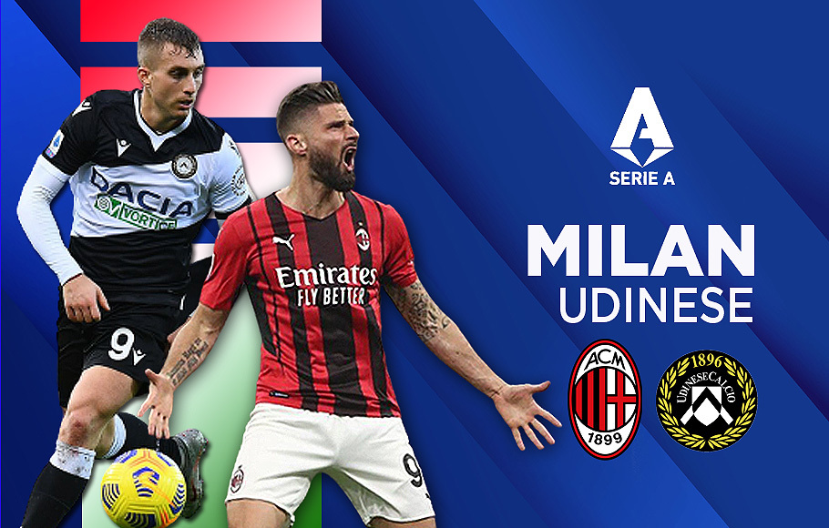 Preview AC Milan vs Udinese.