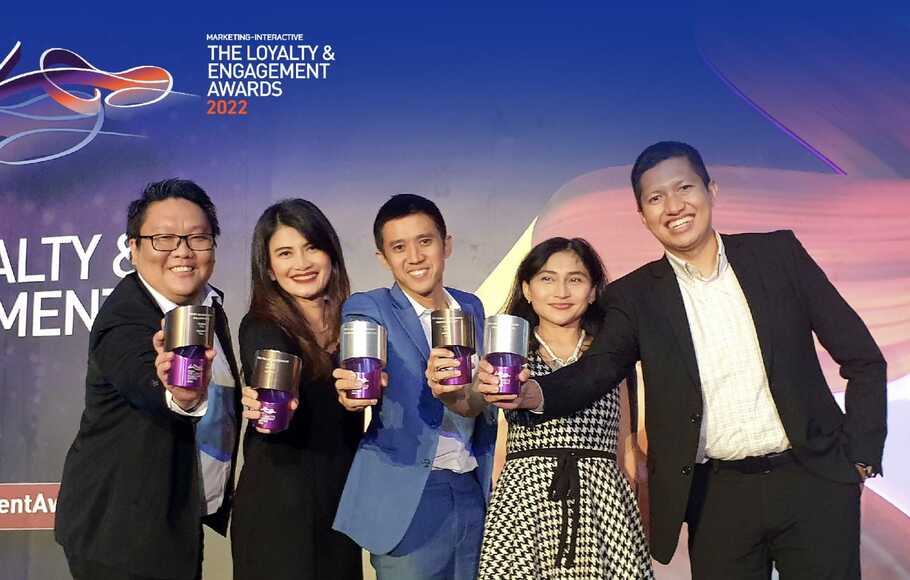 Tada meraih 5 penghargaan tertinggi untuk berbagai kategori dalam ajang The Asia-Pacific Loyalty & Engagement Awards 2022 yang diselenggarakan oleh Marketing-Interactive di Singapura, Jumat 12 Agustus 2022.