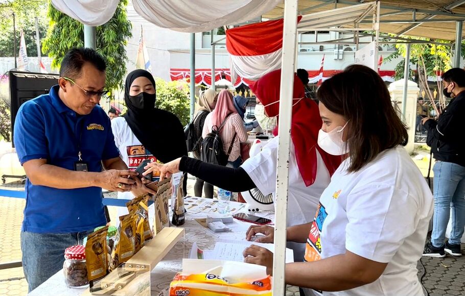 BRI Regional Office Jakarta 1 kembali mengadakan acara Bazaar Klaster Mantriku.