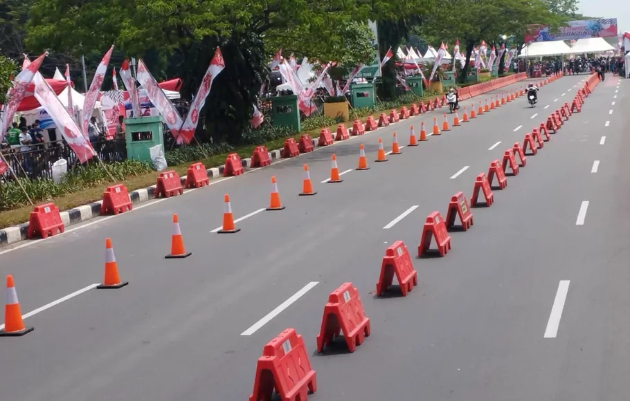 Street Race seri keempat digelar di Jalan Benyamin Suaeb Kemayoran, Jakarta Pusat, Sabtu 3 September 2022.