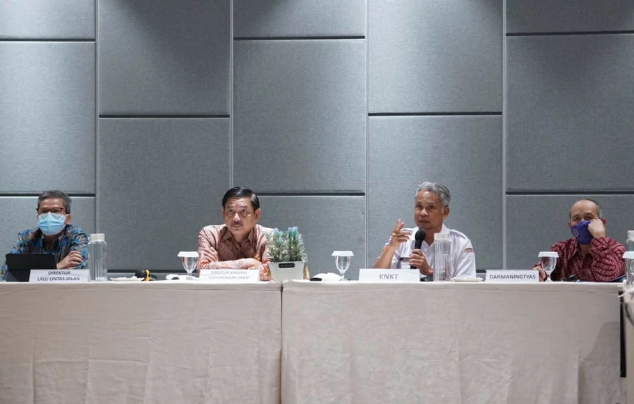 Kementerian Perhubungan (Kemenhub) baru-baru ini menggelar focus group discussion (FGD) dalam rangka mencegah kecelakaan akibat rem blong di Hotel Mercure Jakarta Sabang pada Selasa, 6 September 2022.