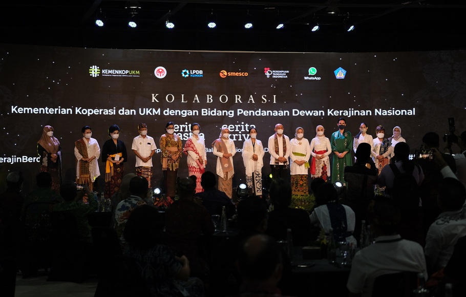 Kemenkop UKM bekerja sama dengan Dekranas melakukan sinergi kegiatan yang mengusung tema “Cerita Kriya” di Bali, Kamis 8 September 2022.