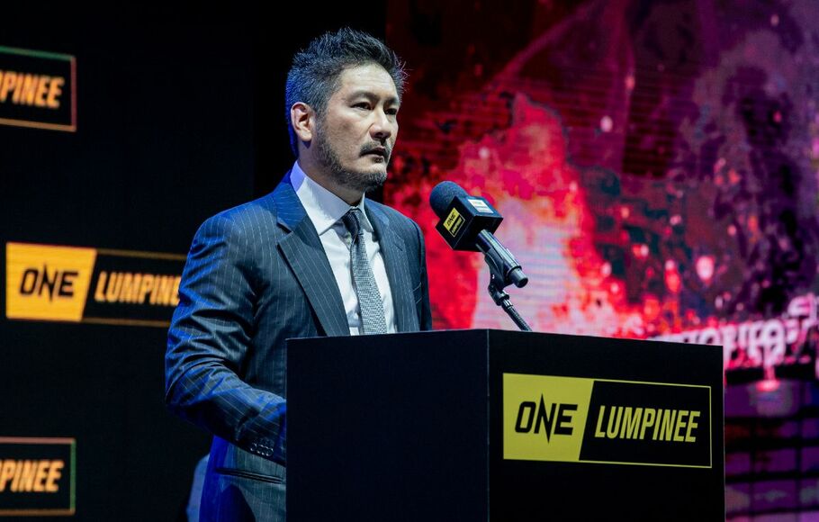 CEO One Chatri Sityodtong mengumumkan kerja sama dengan Lumpinee Stadium yang akan merevolusi Muay Thai di mata dunia Senin, 12 September 2022.