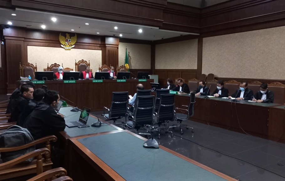 Sidang pembacaan eksepsi bos PT Duta Palma Group Surya Darmadi alias Apeng di Pengadilan Tipikor Jakarta, Senin, 19 September 2022.