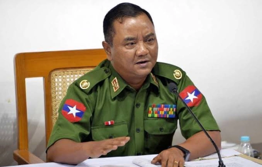 Menteri Penerangan dan juru bicara junta Myanmar Zaw Min Tin