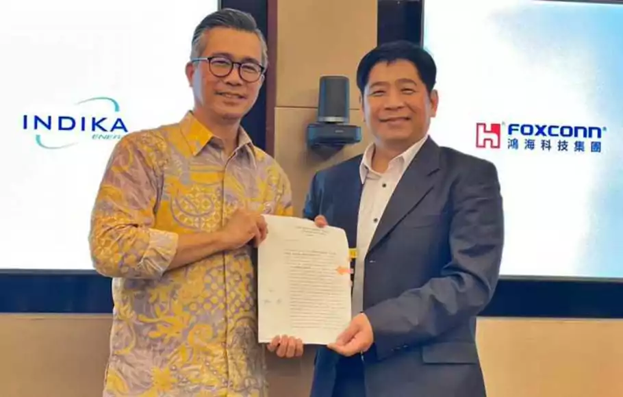 PT Indika Energy Tbk (INDY) melalui anak usahanya, yakni PT Mitra Motor Group, membentuk perusahaan patungan dengan Foxtec Singapore Pte Ltd, perusahaan afiliasi Foxconn.