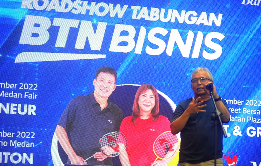 Direktur Distribution & Funding Bank BTN Jasmin saat acara Road Show Tabungan BTN Bisnis di Medan, Sumatera Utara, Sabtu 24 September 2022.