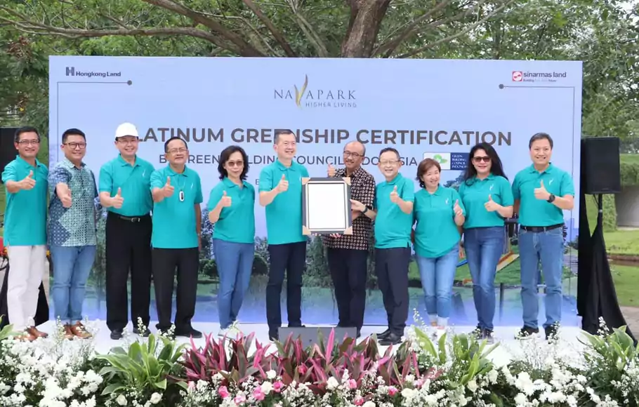 NavaPark BSD City merupakan kawasan mixed-use residential pertama di Indonesia meraih sertifikasi Greenship Neighborhood dengan peringkat Platinum dari Green Building Council Indonesia (GBCI).