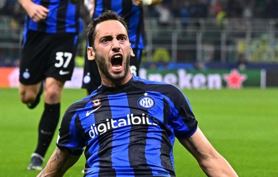Pemain Inter Milan, Hakan Calhanoglu.