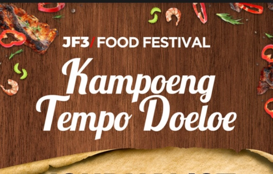 JF3 Food Festival akan digelar pada 9 September-9 Oktober 2022 di Summarecon Mall Kelapa Gading dan menghadirkan Kampoeng Tempo Doeloe.